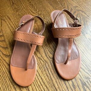 Cole Haan Tan Minimalist Sandals